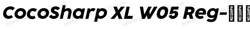 CocoSharp XL W05 Reg字体转换